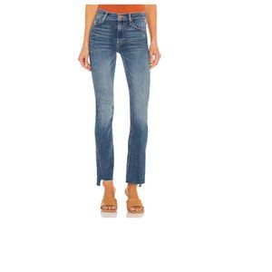 Mother Denim Runaway Step Fray Leaps and Bounds Size 24 New w/o Tags